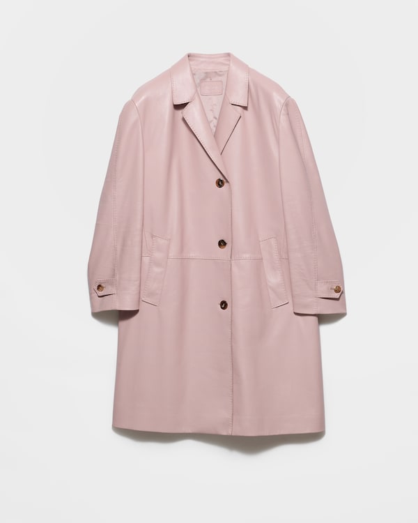 Nappa leather coat - Alabaster Pink Nappa leather coat - Alabaster Pink