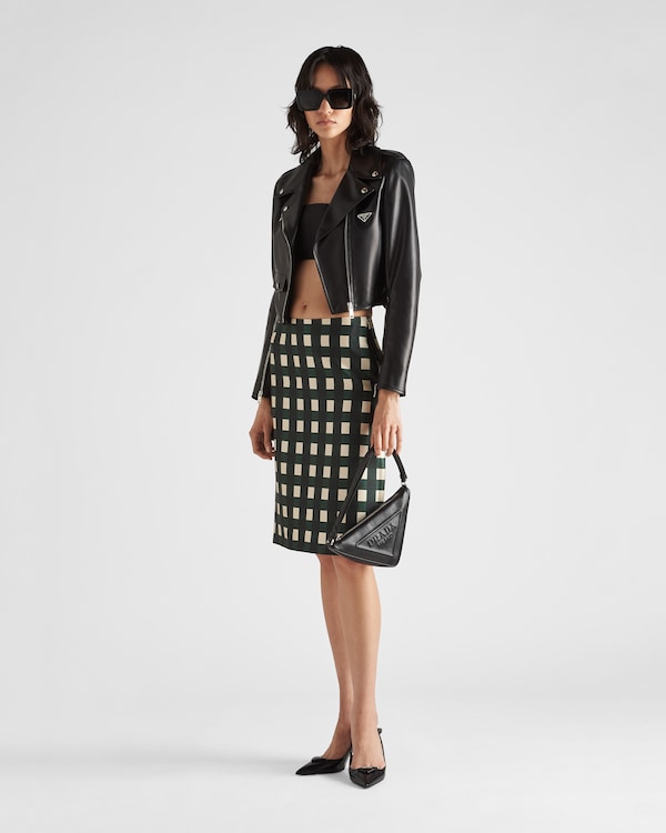 Nappa leather biker jacket - Black Nappa leather biker jacket - Black
