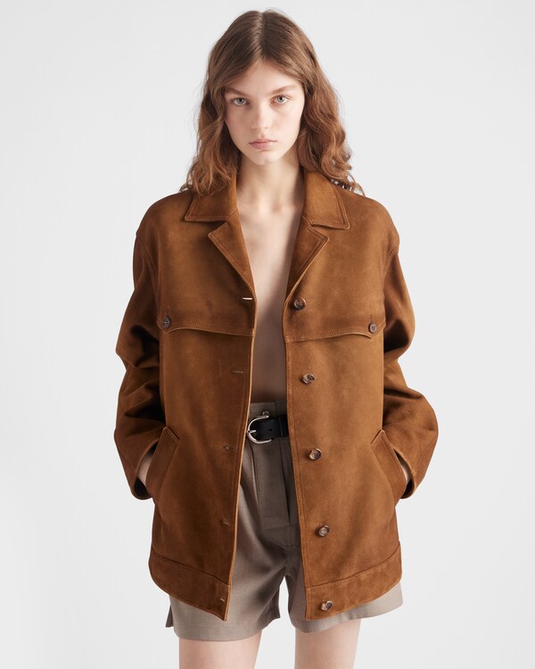 Suede jacket - Tobacco Suede jacket - Tobacco