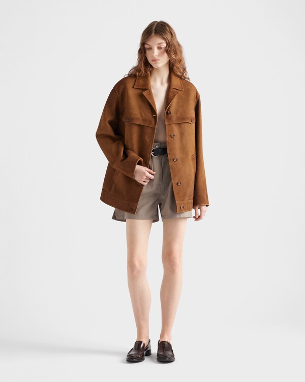 Suede jacket - Tobacco Suede jacket - Tobacco