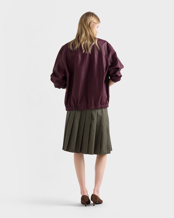 Nappa leather jacket - Plum Nappa leather jacket - Plum