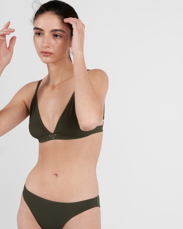 Ribbed knit bikini bottom - Selva Green Ribbed knit bikini bottom - Selva Green
