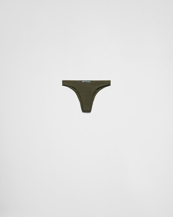 Ribbed knit bikini bottom - Selva Green Ribbed knit bikini bottom - Selva Green