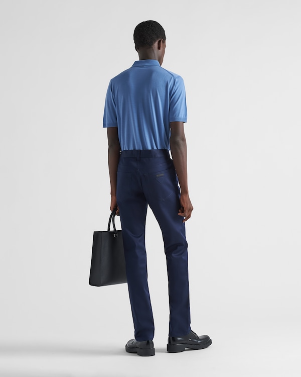 Five-pocket stretch drill jeans - Navy Five-pocket stretch drill jeans - Navy