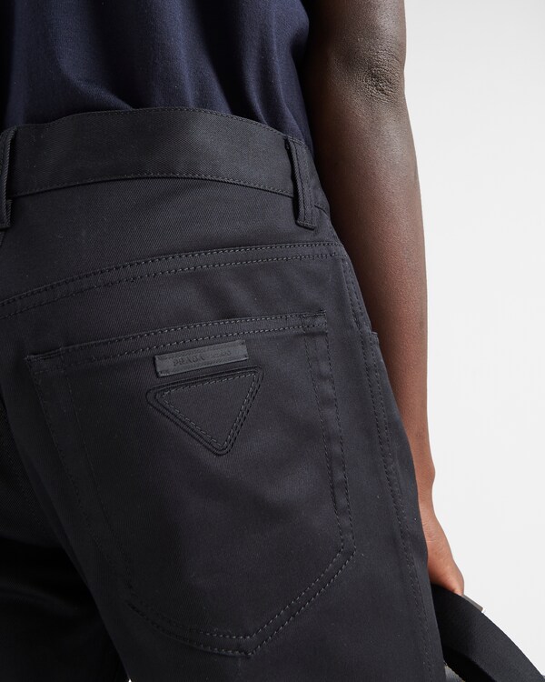 Five-pocket stretch drill jeans - Black Five-pocket stretch drill jeans - Black