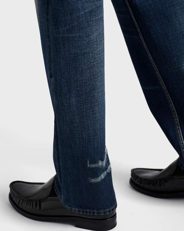 Regular washed denim jeans - Navy Regular washed denim jeans - Navy