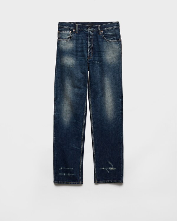 Regular washed denim jeans - Navy Regular washed denim jeans - Navy