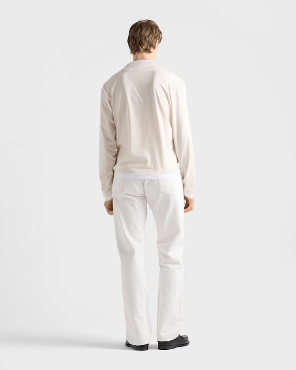 Old denim five-pocket jeans - White Old denim five-pocket jeans - White