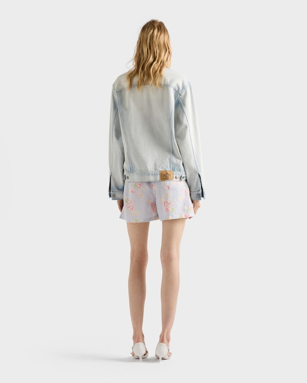Denim blouson jacket - Light Blue Denim blouson jacket - Light Blue