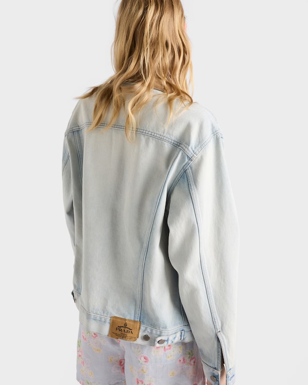 Denim blouson jacket - Light Blue Denim blouson jacket - Light Blue