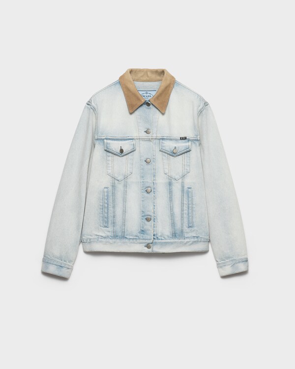Denim blouson jacket - Light Blue Denim blouson jacket - Light Blue