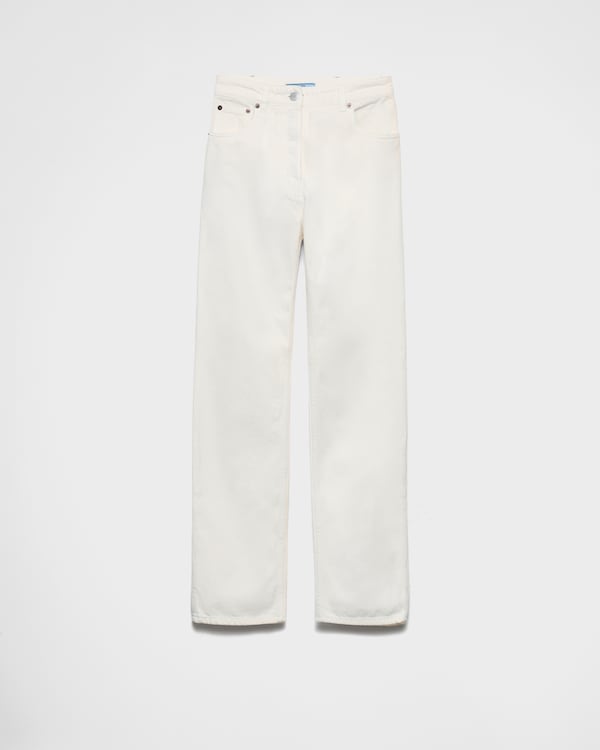 Five-pocket denim jeans - White Five-pocket denim jeans - White