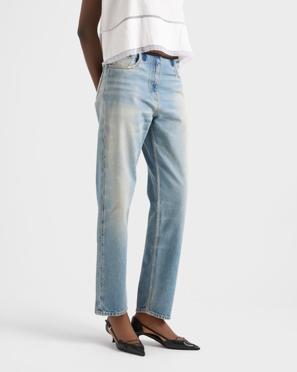 Washed denim jeans - Navy Washed denim jeans - Navy