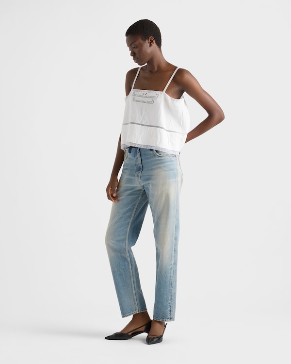 Washed denim jeans - Navy Washed denim jeans - Navy