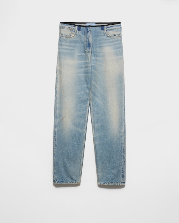 Washed denim jeans - Navy Washed denim jeans - Navy