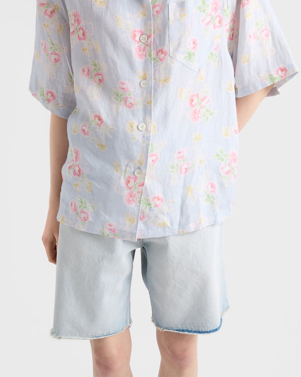 Denim Bermudas - Light Blue Denim Bermudas - Light Blue