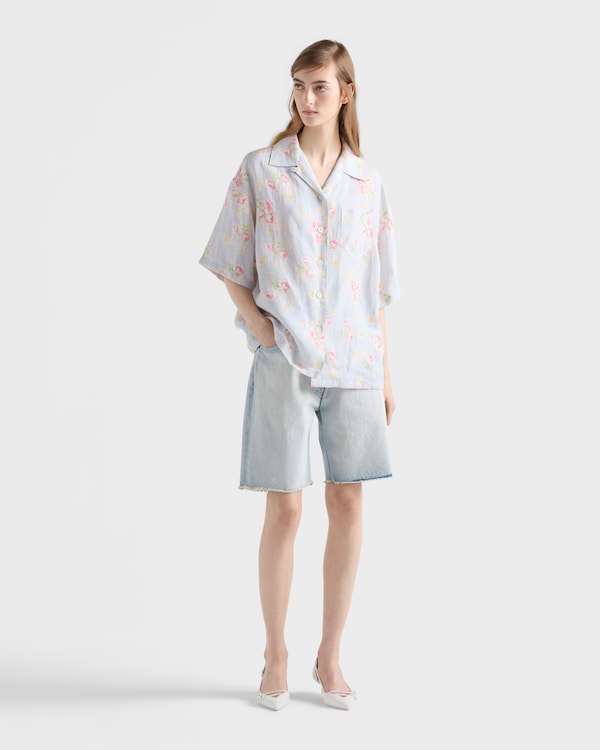 Denim Bermudas - Light Blue Denim Bermudas - Light Blue