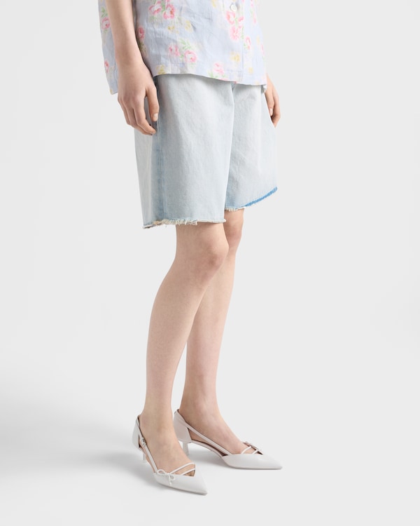Denim Bermudas - Light Blue Denim Bermudas - Light Blue