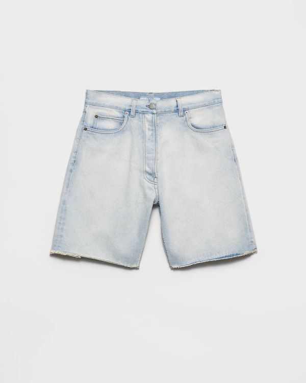 Denim Bermudas - Light Blue Denim Bermudas - Light Blue