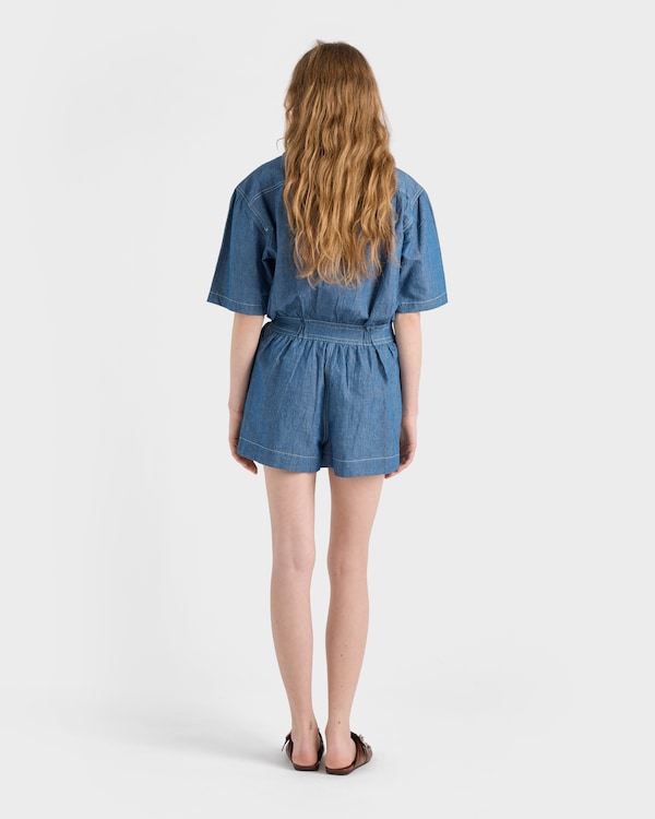 Chambray jumpsuit - Light Blue Chambray jumpsuit - Light Blue