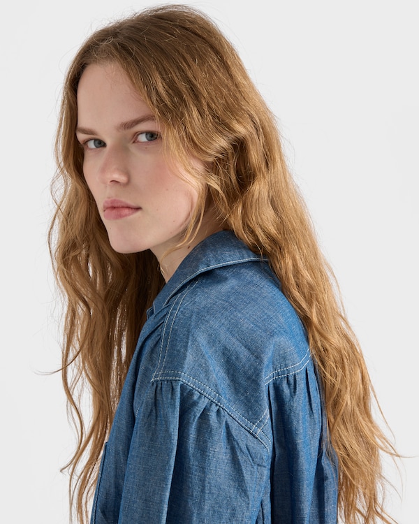 Chambray jumpsuit - Light Blue Chambray jumpsuit - Light Blue