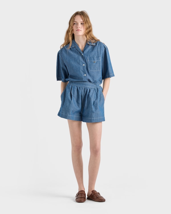 Chambray jumpsuit - Light Blue Chambray jumpsuit - Light Blue
