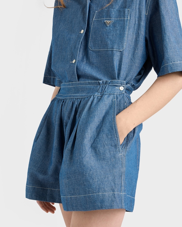 Chambray jumpsuit - Light Blue Chambray jumpsuit - Light Blue