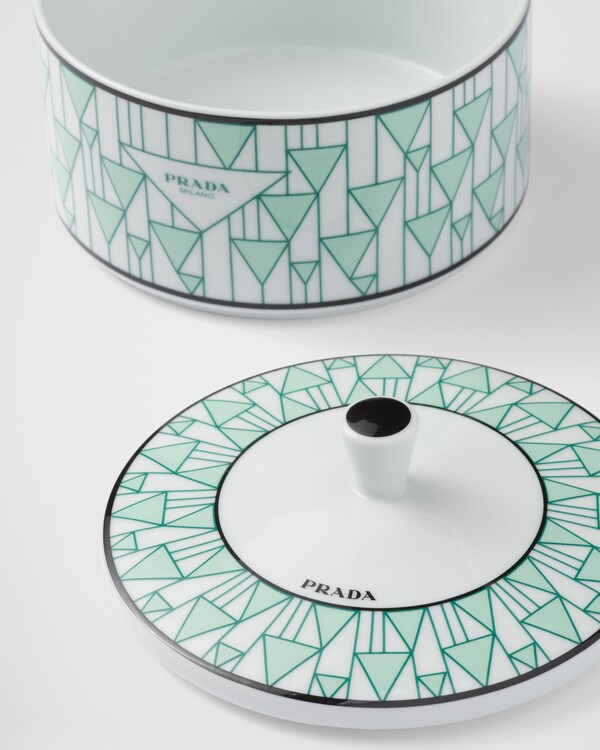 Porcelain box - Vienna Green - Green Porcelain box - Vienna Green - Green
