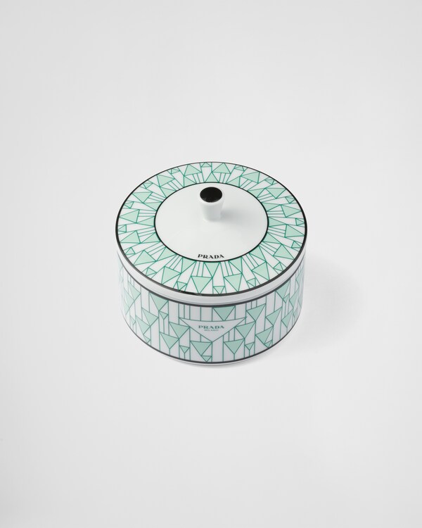 Porcelain box - Vienna Green - Green Porcelain box - Vienna Green - Green