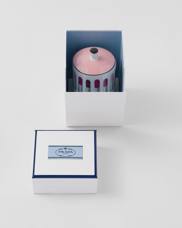Porcelain scented candle - Lipstick Style - White/Pale Pink Porcelain scented candle - Lipstick Style - White/Pale Pink