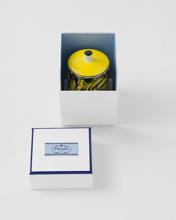 Porcelain scented candle - Banana - Yellow Porcelain scented candle - Banana - Yellow