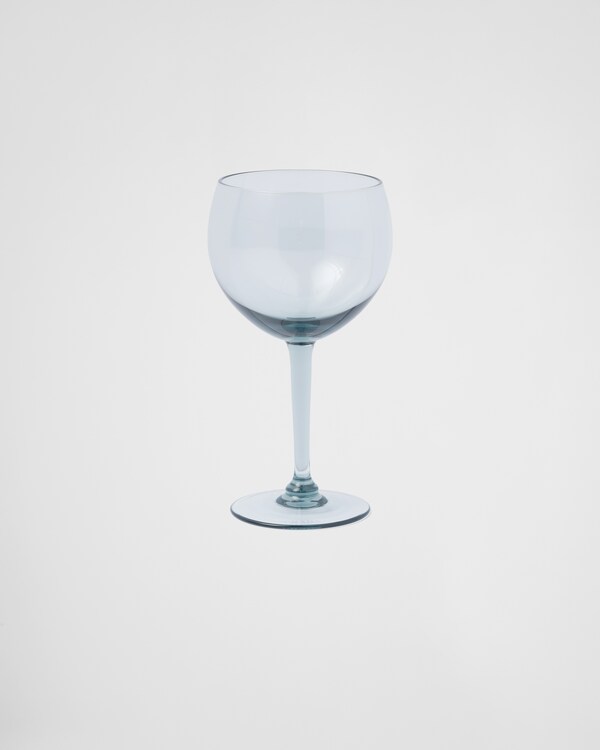 Set of two crystal red wine glasses - New York - Sea Blue Set of two crystal red wine glasses - New York - Sea Blue