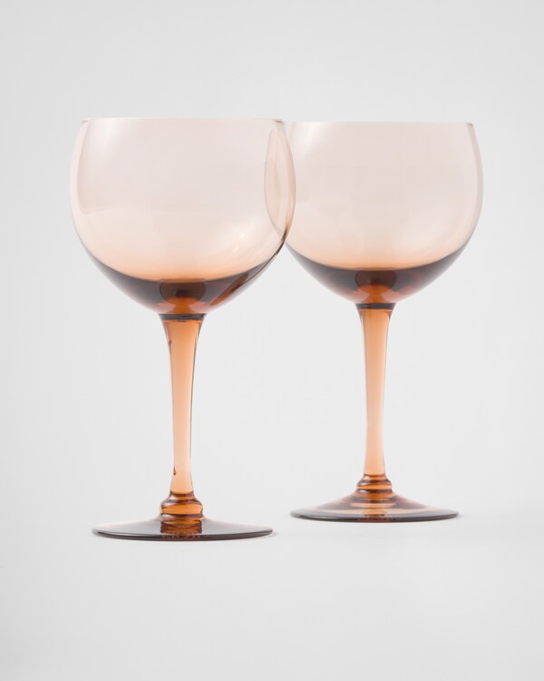 Set of two crystal red wine glasses - New York - Onix Set of two crystal red wine glasses - New York - Onix