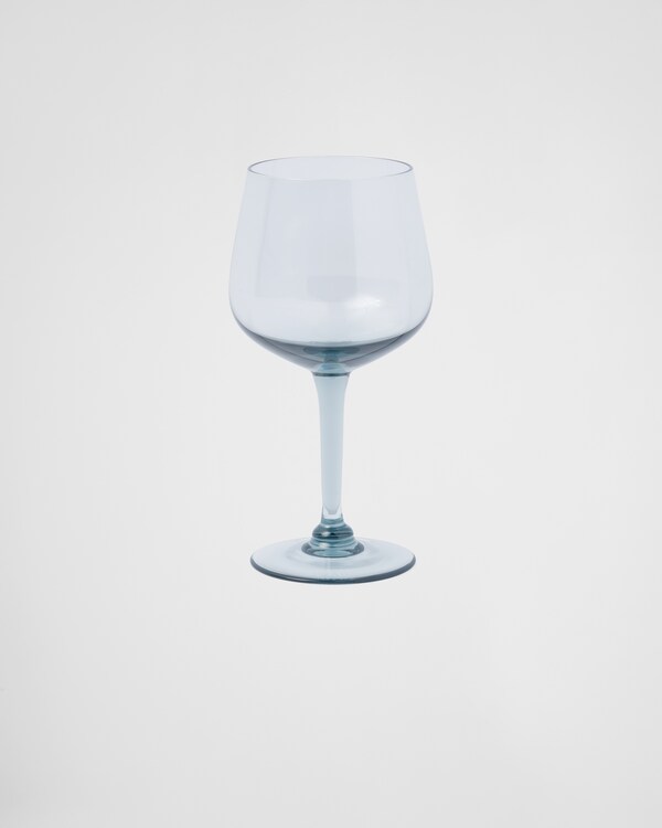 Set of two crystal white wine glasses - New York - Sea Blue Set of two crystal white wine glasses - New York - Sea Blue