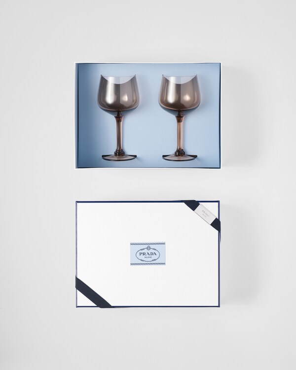 Set of two crystal white wine glasses - New York - Onix Set of two crystal white wine glasses - New York - Onix
