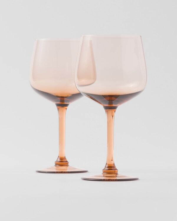Set of two crystal white wine glasses - New York - Onix Set of two crystal white wine glasses - New York - Onix