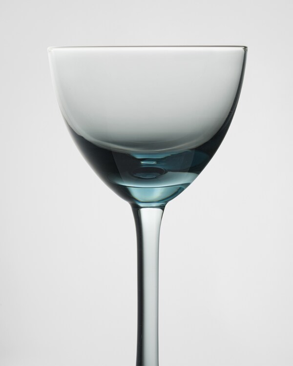 Set of two crystal cocktail glasses - New York - Sea Blue Set of two crystal cocktail glasses - New York - Sea Blue