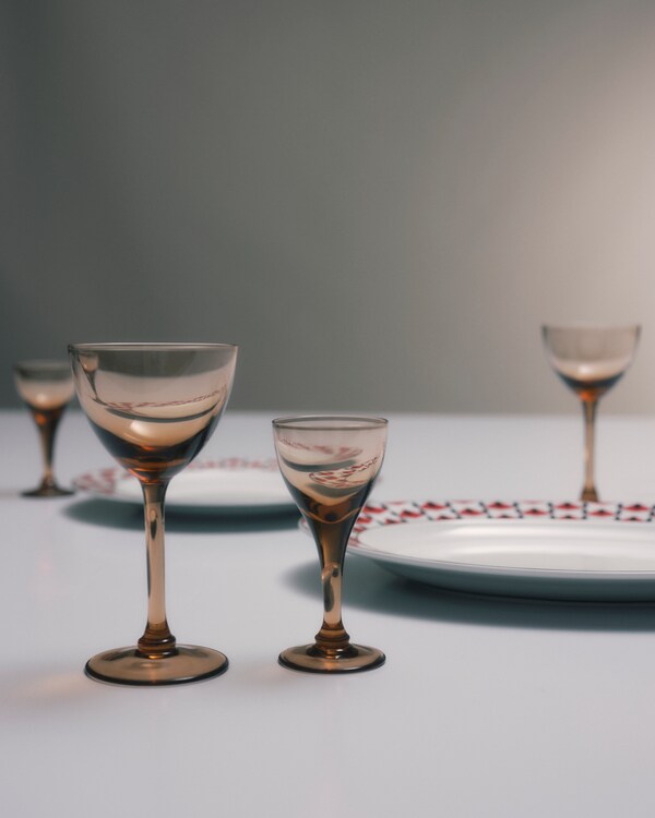 Set of two crystal cocktail glasses - New York - Onix Set of two crystal cocktail glasses - New York - Onix