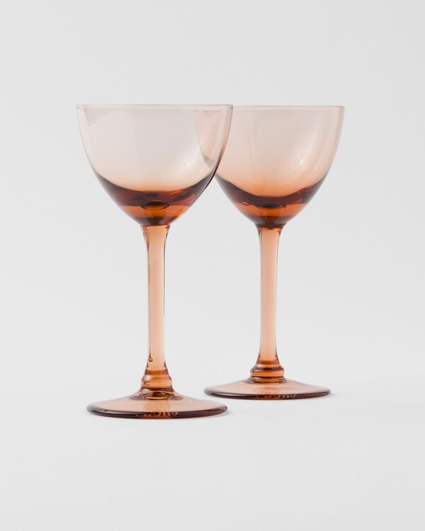 Set of two crystal cocktail glasses - New York - Onix Set of two crystal cocktail glasses - New York - Onix