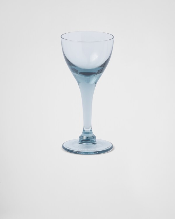 Set of two crystal liqueur glasses - New York - Sea Blue Set of two crystal liqueur glasses - New York - Sea Blue
