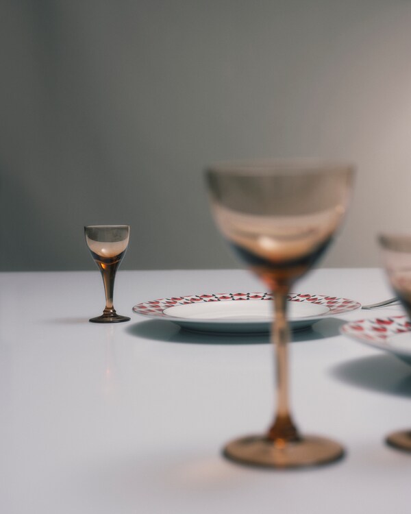 Set of two crystal liqueur glasses - New York - Onix Set of two crystal liqueur glasses - New York - Onix