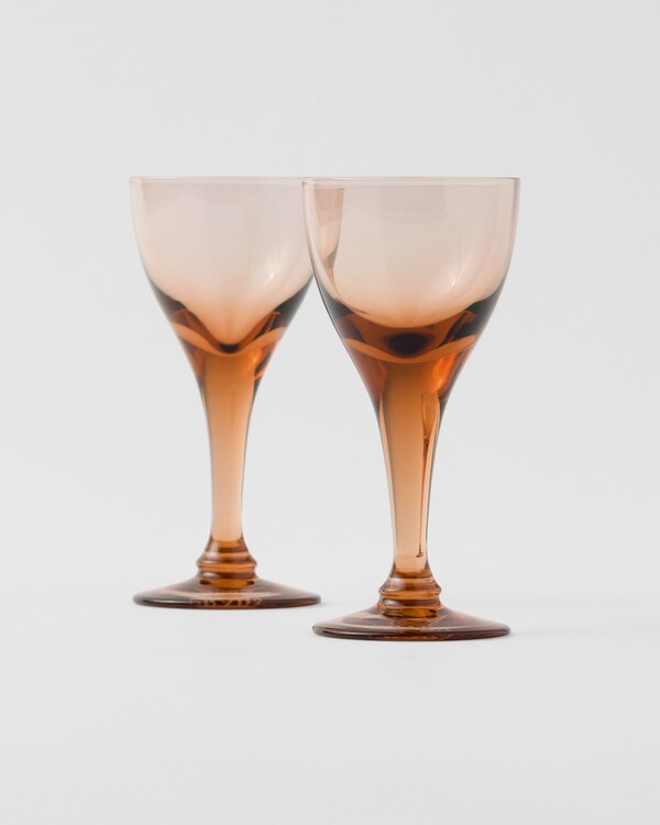 Set of two crystal liqueur glasses - New York - Onix Set of two crystal liqueur glasses - New York - Onix