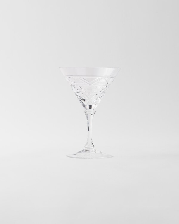 Crystal martini glass - Triangles - Crystal Crystal martini glass - Triangles - Crystal
