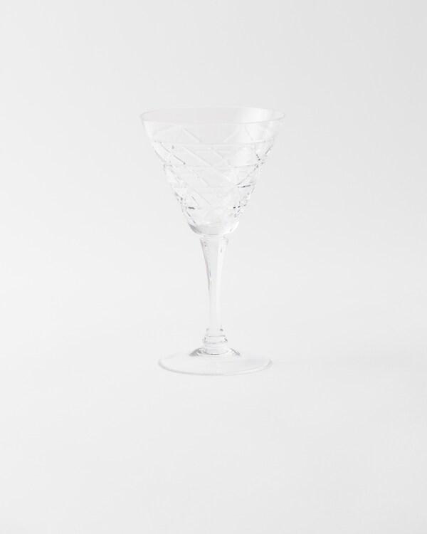 Crystal red wine glass - Triangles - Crystal Crystal red wine glass - Triangles - Crystal