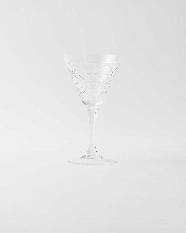 Crystal red wine glass - Triangles - Crystal Crystal red wine glass - Triangles - Crystal