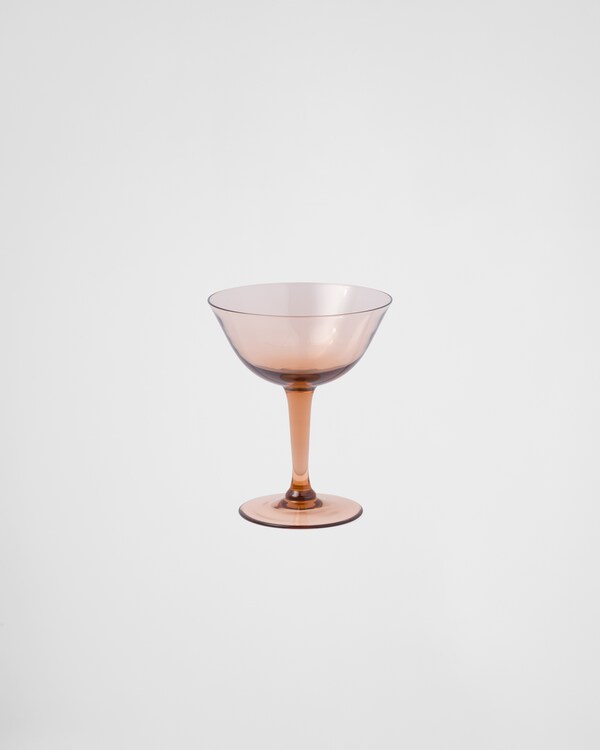Set of two crystal champagne coupe glasses - New York - Onix Set of two crystal champagne coupe glasses - New York - Onix