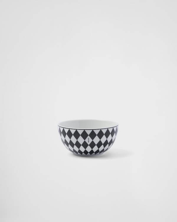陶瓷餐碗/谷物碗两件套 - Checkerboard - 白色 / 黑色 陶瓷餐碗/谷物碗两件套 - Checkerboard - 白色 / 黑色