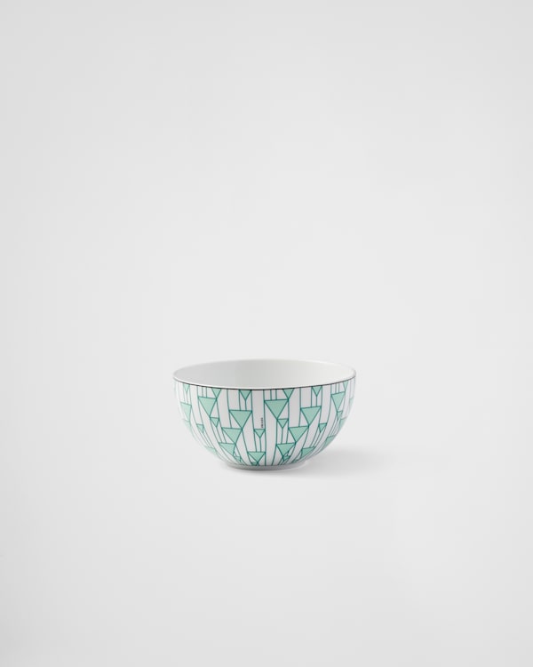 Set of two porcelain soup bowls - Vienna Green - Green Set of two porcelain soup bowls - Vienna Green - Green