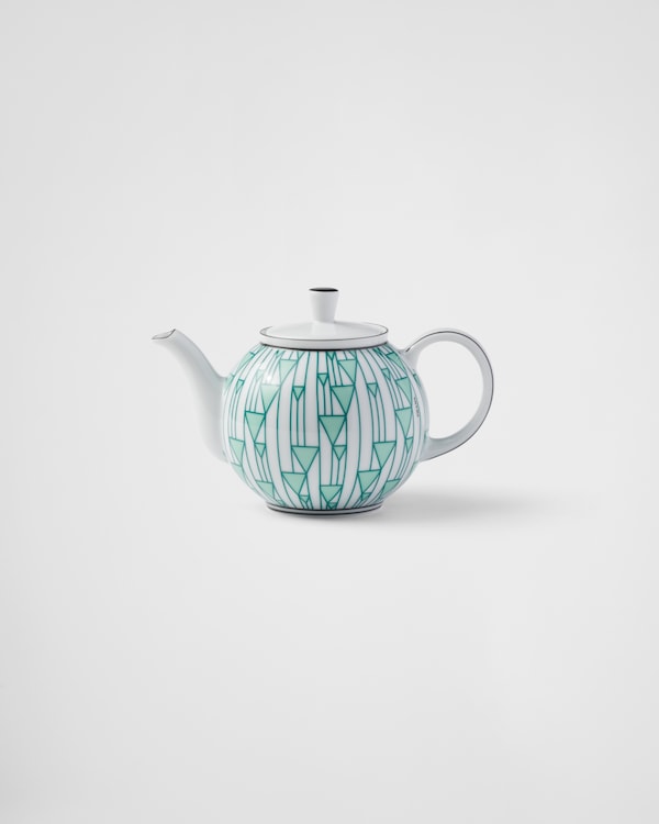 Porcelain teapot - Vienna Green - Green Porcelain teapot - Vienna Green - Green