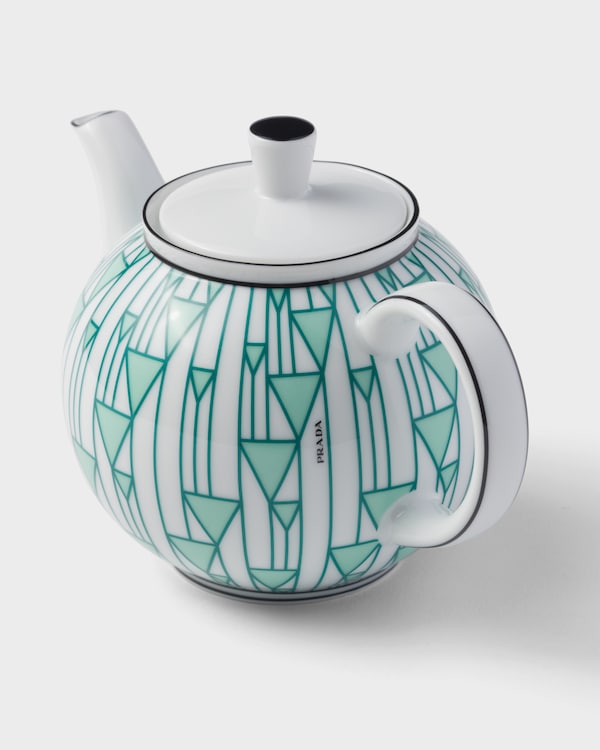 Porcelain teapot - Vienna Green - Green Porcelain teapot - Vienna Green - Green